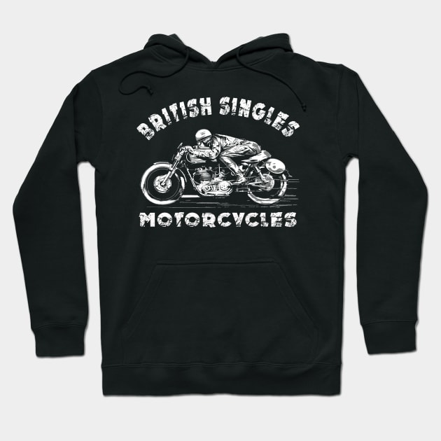 british motorcycles Hoodie by retroracing